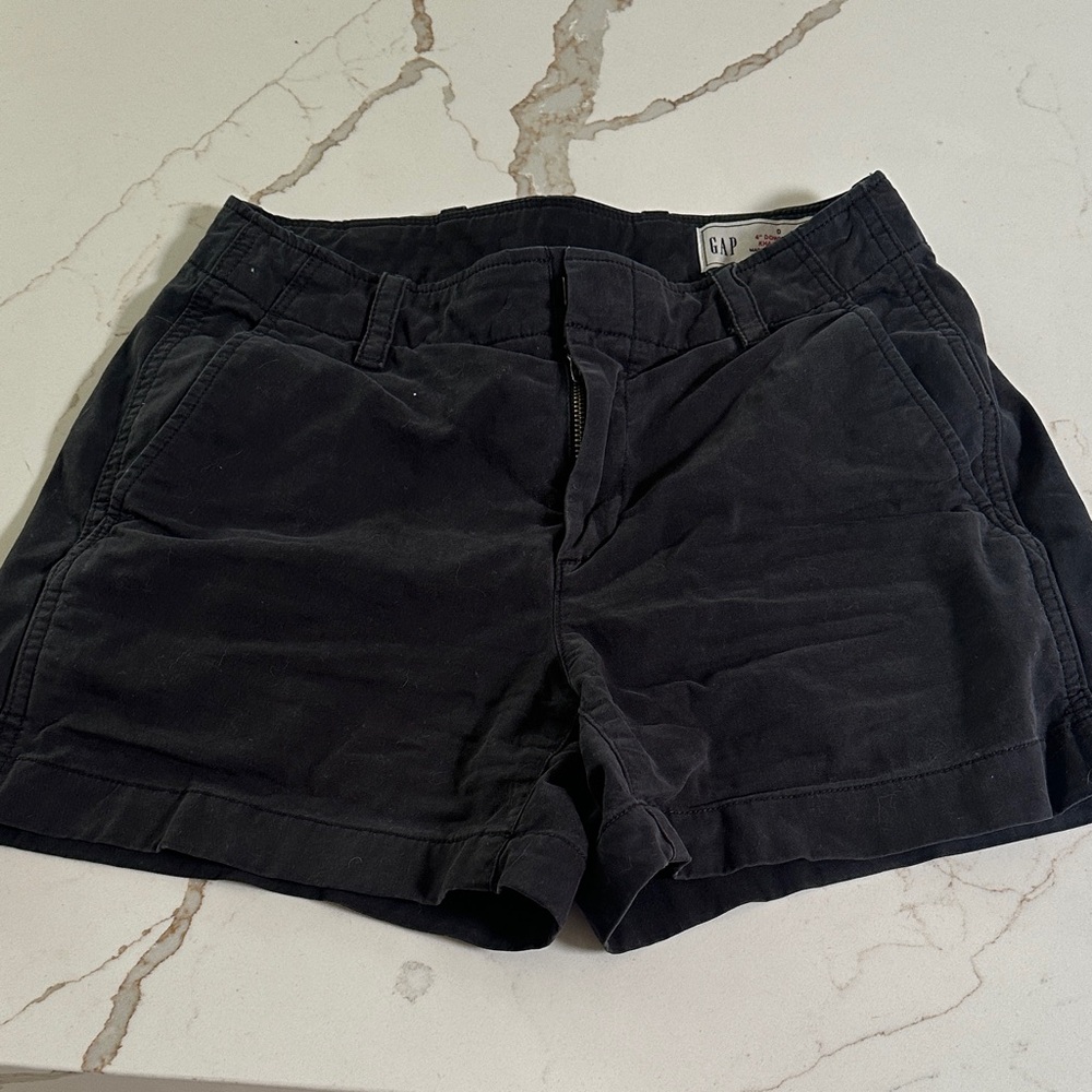 GAP Women's Black Chino-Style Shorts